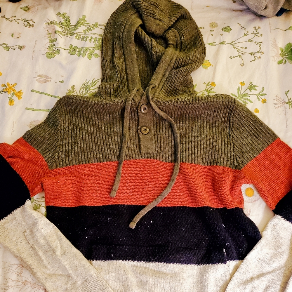 Hooded AE Sweater